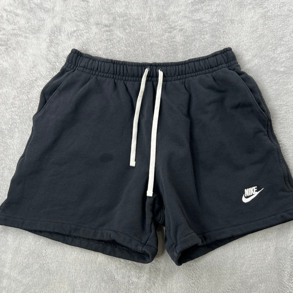 Nike Club Fleece French Terry Shorts L Black Men Sportswear DX0731-010 Casual